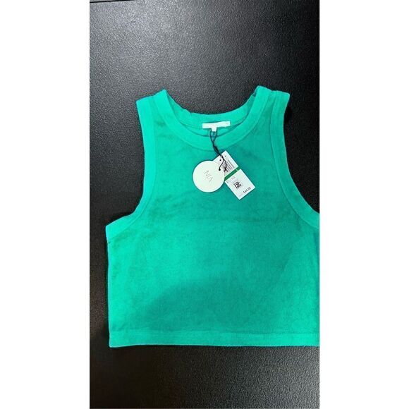 NIA LUCERNE TERRY TANK GREEN SIZE L P1-72 NEW - Picture 3 of 10